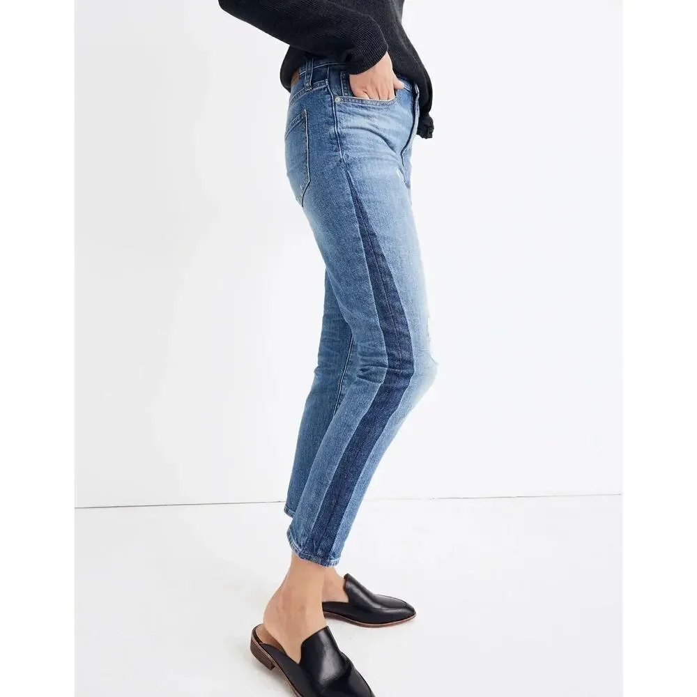 Madewell Jeans Women's Size 26 High Rise Slim Boy Jean Denim Blue Jeans Preppy